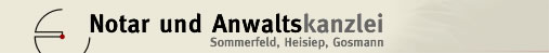Logo_Sommerfeld, Heisiep & Gosmann