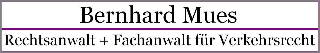 Logo_Rechtsanwalt  Bernhard Mues