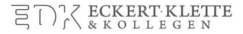 Logo_EDK Eckert · Klette & Kollegen