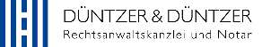 Logo_DÜNTZER & DÜNTZER   Rechtsanwaltskanzlei und Notar